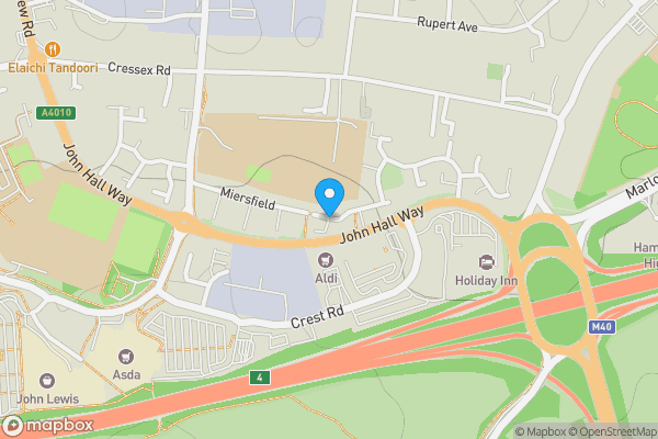 Map location for Lansdowne Way, High Wycombe, Buckinghamshire, HP11 1UB