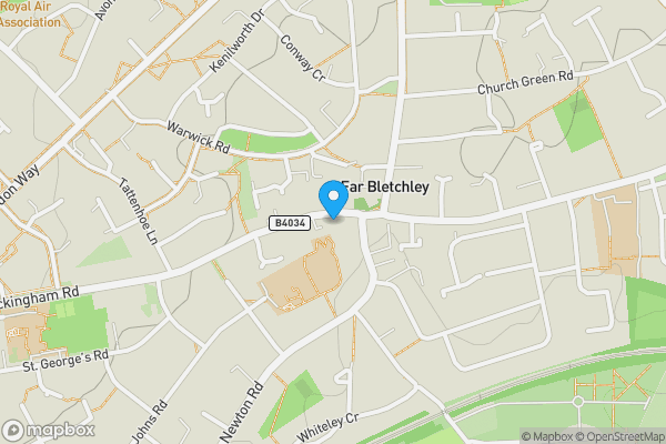 Map location for 133 Buckingham Road, Bletchley, Buckinghamshire, MK3 5JD