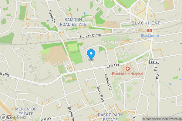Map location for The Glebe, London, Greater London, SE3 9TH