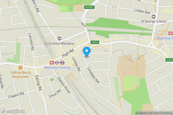 Map location for Freehold and Ground Rent of 5 Lonsdale Avenue, Wembley HA9 7EQ