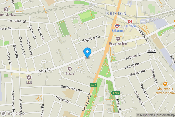 Map location for Ivor House, Acre Lane, London, SW2