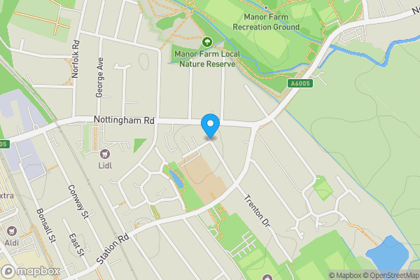 Map location for Grange Road, Nottingham, Nottinghamshire, NG10 2EH