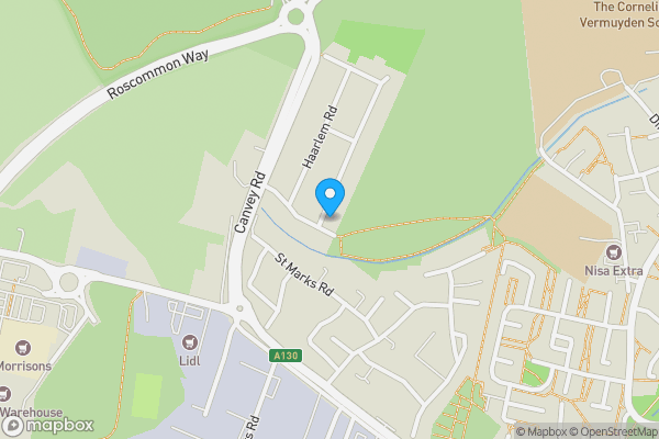 Map location for 11 Dyke Crescent, Canvey Island, Essex, SS8 0QF