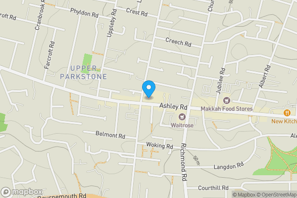 Map location for 434 Ashley Road, Poole, Dorset, BH14 0AA