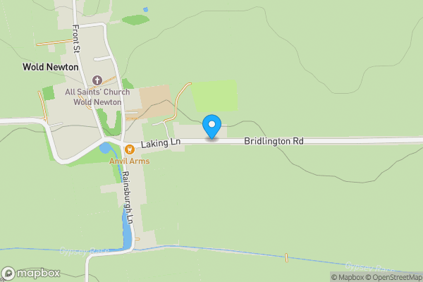 Map location for The Anvil Arms, Bridlington Road, Wold Newton, Driffield, East Riding of Yorkshire, YO25 3YL