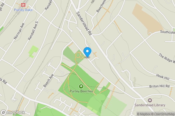 Map location for Purley Oaks Road, South Croydon, Surrey, CR2 0NY