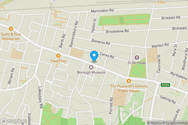 Map location for 197 Plumstead High Street, Plumstead, London, SE18 1HE