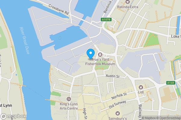 Map location for Saint Ann's House, 
Saint Ann's Street, King's Lynn, PE30 1LT