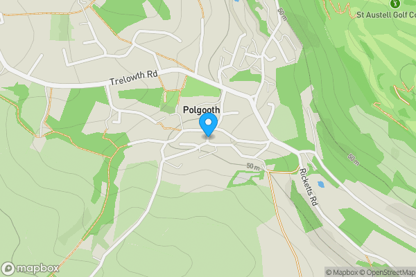 Map location for Jubilee Cottage, Polgooth, St. Austell, Cornwall, PL26 7BP