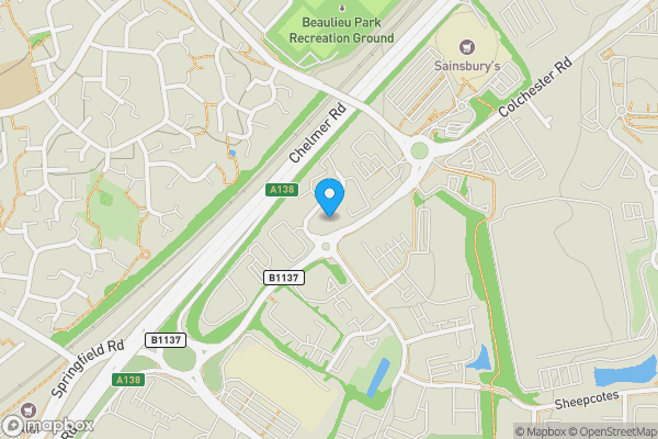 Map location for Osprey House, Colchester Road Hedgerows Business Park Chelmsford Essex CM2 5PB