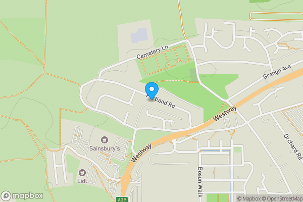 Map location for 43 Portland Road, Street, Somerset, BA16 9PX