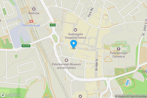 Map location for 8 Cowgate, Peterborough, Cambridgeshire, PE1 1NA