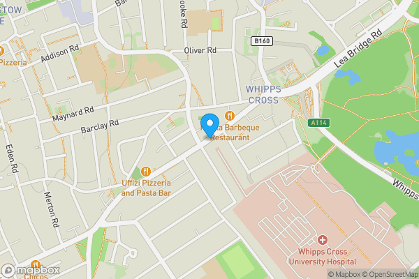 Map location for Lea Bridge Road, London, Greater London, E17 9DS