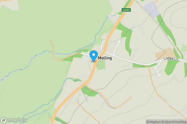 Map location for Old Lune Barn, Melling, Carnforth, Cumbria LA6 2RA