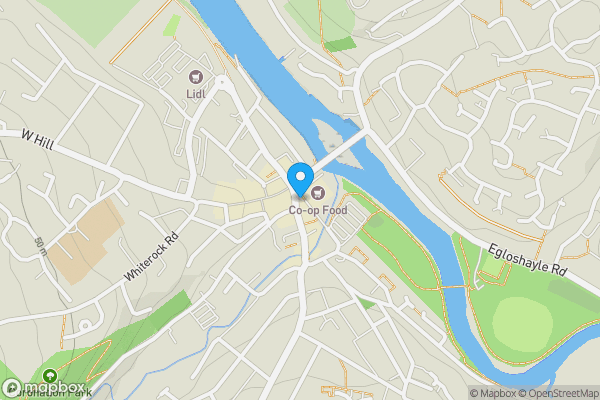 Map location for Flat, 1 The Platt Apartments, Wadebridge, PL27 7AE