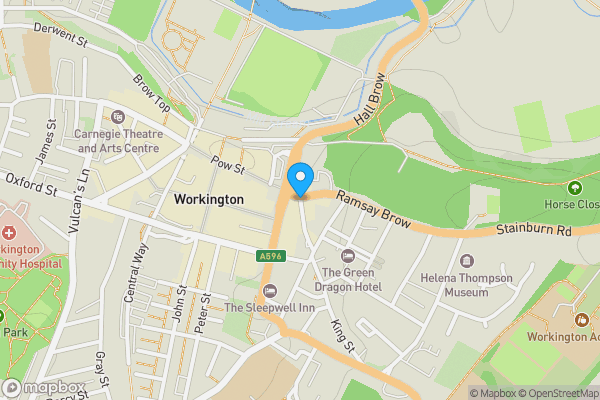 Map location for 2 - 4 Wilson Street, Workington, Cumbria CA14 4AZ