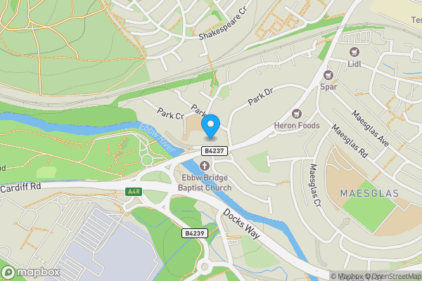 Map location for Land at, Park Close, Newport, Newport, NP20 3AJ