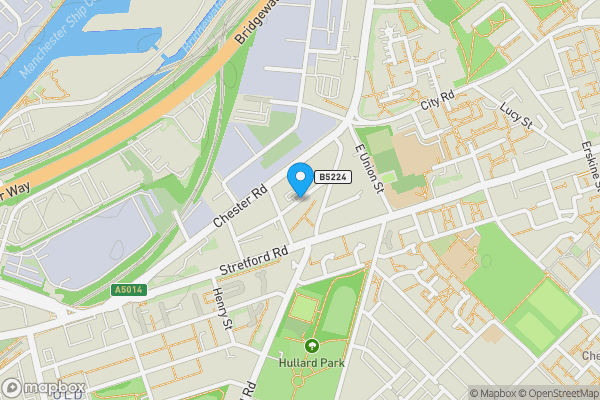 Map location for Manchester Street, Manchester, Lancashire, M16 9GZ