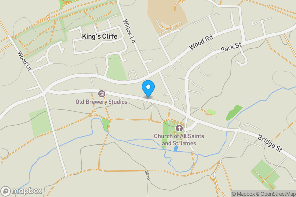 Map location for 38 West Street, Kings Cliffe, Peterborough, Cambridgeshire, PE8 6XA