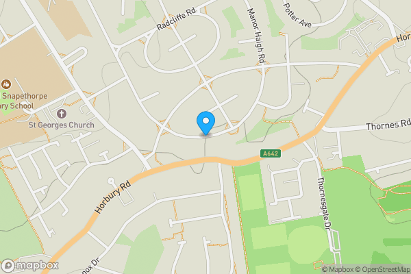 Map location for Manor Haigh Road, WAKEFIELD, West Yorkshire, WF2 8SF