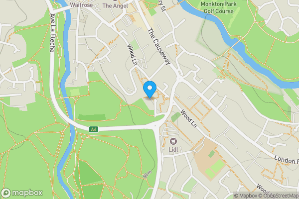 Map location for 8 Little Englands, Chippenham, Wiltshire, SN15 3DP