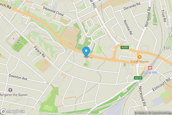 Map location for 2 Lanercost Road, Tulse Hill, London, SW2 3DN