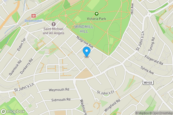 Map location for 3, Stanbury Road, Victoria Park, BS3 4QG