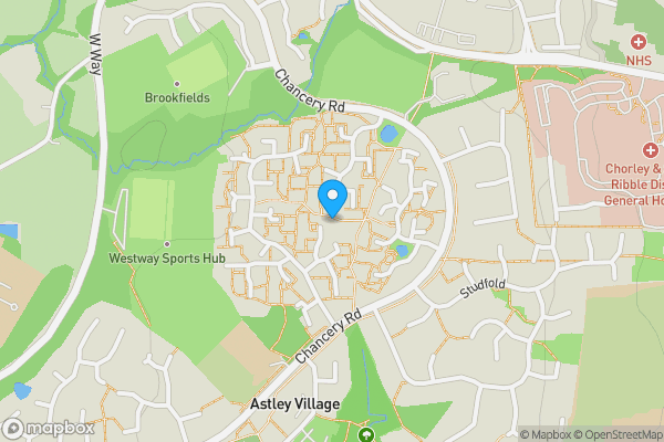Map location for 94 Great Meadow, Chorley, Lancashire, PR7 1TB