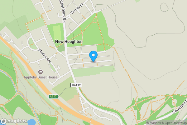 Map location for Devonshire Street, Mansfield, NG19 8SX