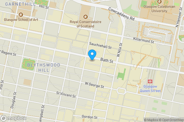 Map location for 2/9, 65 Bath Street, Glasgow, Glasgow City G2 2BX