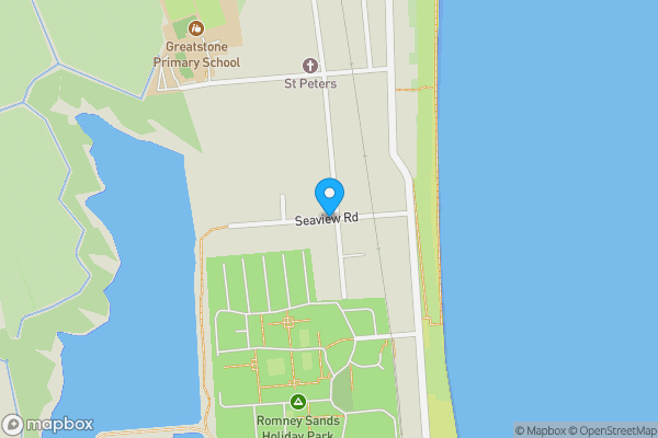 Map location for Seaview Road, NEW ROMNEY, Kent, TN28 8RJ