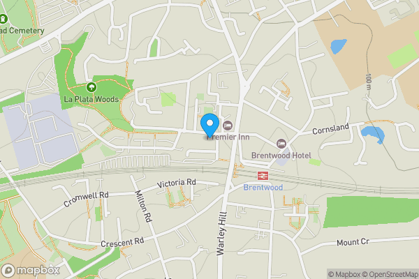 Map location for Ground Rents, Luna St. James, 12 St. James Road, Brentwood, Essex, CM14 4JW