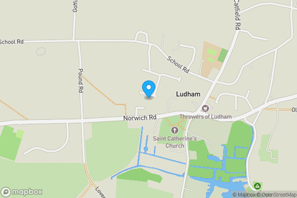 Map location for 67 Willow Way, Ludham, Great Yarmouth, Norfolk NR29 5QS