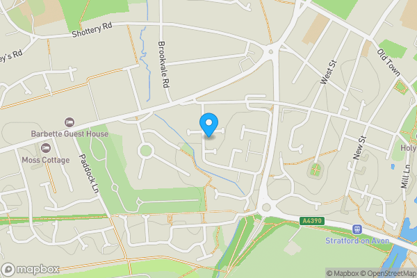 Map location for 27 Cherry Orchard, Stratford-upon-Avon, CV37 9AP