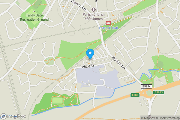 Map location for Birtwistle Street, Lostock Hall, Preston, Lancashire, PR5