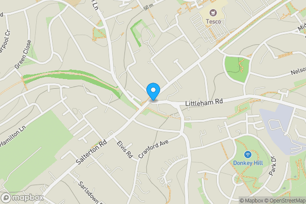 Map location for Littleham Road, Exmouth, Devon, EX8 2ET