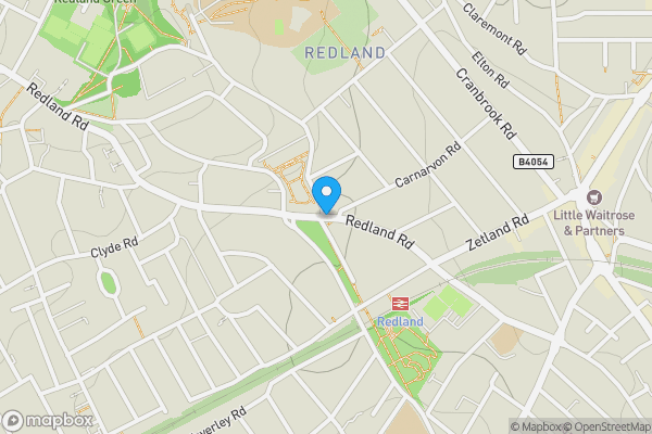 Map location for Redland Road, Bristol, BS6 6RA