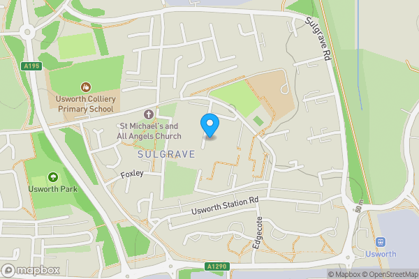 Map location for 114 Collingwood Court, Washington, Tyne And Wear, NE37 3EF