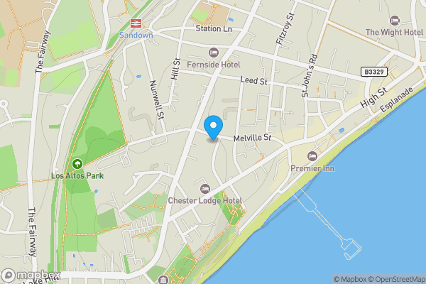 Map location for Regents Court, Sandown, Isle of Wight, PO36 8LZ