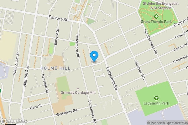 Map location for 57 Donnington Street, Grimsby DN32 9EN