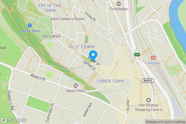 Map location for Bank Street, Stirling, Stirlingshire, FK8 1BW