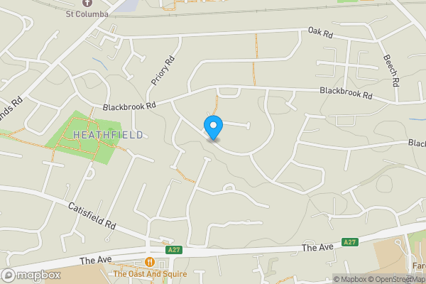 Map location for meadowbank road, fareham. auction