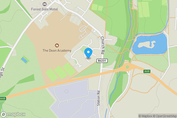 Map location for Land at Church Road, Lydney, Gloucestershire, GL15 5TH