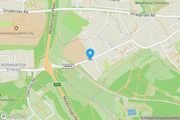 Map location for Sheffield Road, Sheffield, S13 7ES
