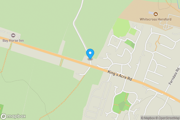 Map location for Land at, Huntington Lane, Hereford, HR4 0FF