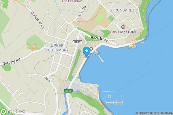 Map location for Post Office Building Main Street, Flat 1, Tobermory, Isle of Mull, PA75 6NT