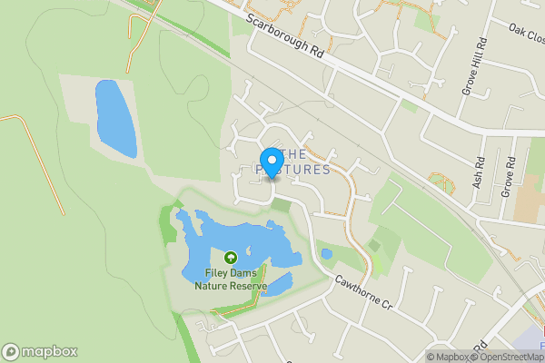 Map location for Pasture Crescent, Filey, North Yorkshire, YO14 0EZ