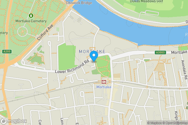 Map location for Cromwell Place, London, SW14