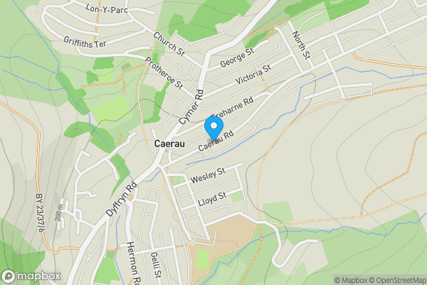 Map location for Caerau Road, Maesteg, CF34 0PD