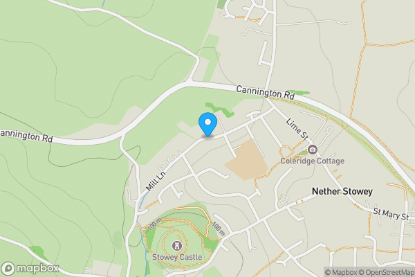 Map location for Mill Lane, Nether Stowey, NETHER STOWEY, TA5 1NL